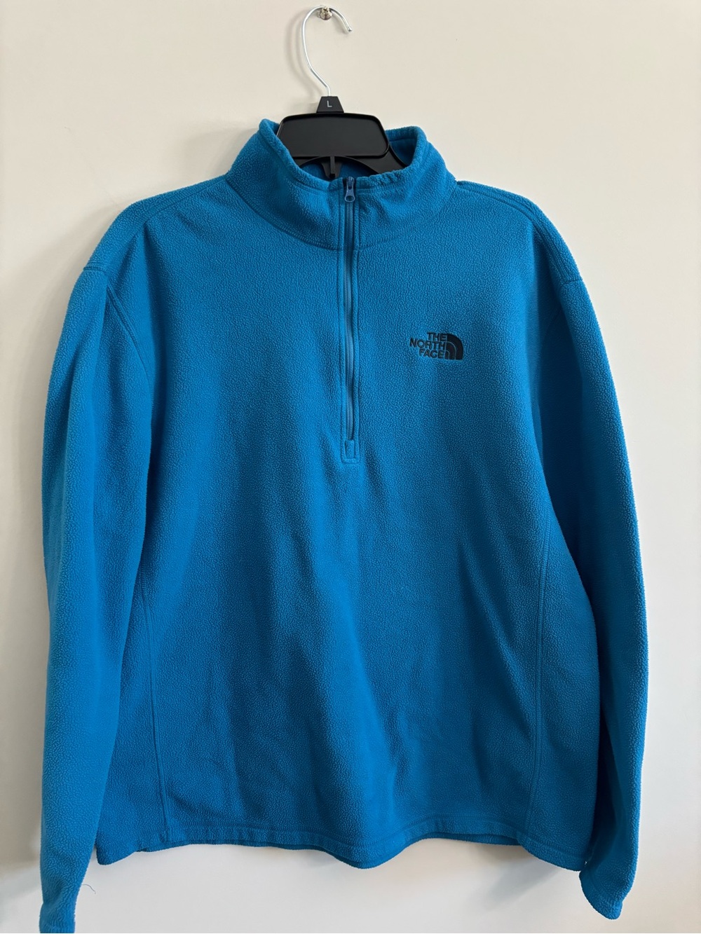 The North Face Men’s Bright Blue Half-Zip Fleece Pullover